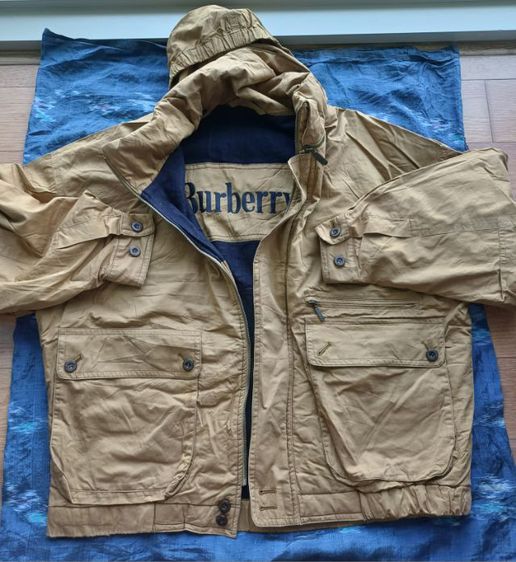 Burberry London Vintage Rare Item Hooded Zipper Jacket  รูปที่ 18