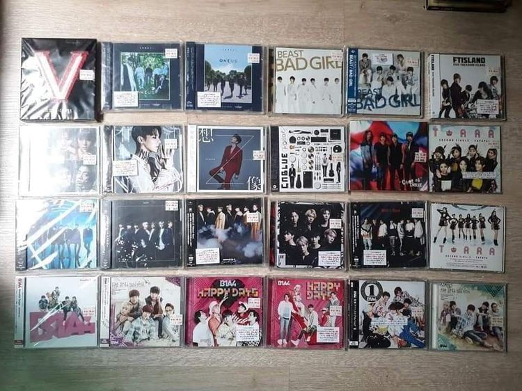 ภาษาเกาหลี ซีดี แผ่นเกาหลี Imported มือ2สภาพดี cdและ dvd 
