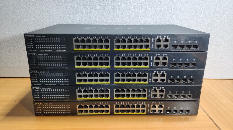 Zyxel GS1920-24HPv2 L2 PoE Switch 24 Port 375W รองรับ Free Cloud Management รูปที่ 1