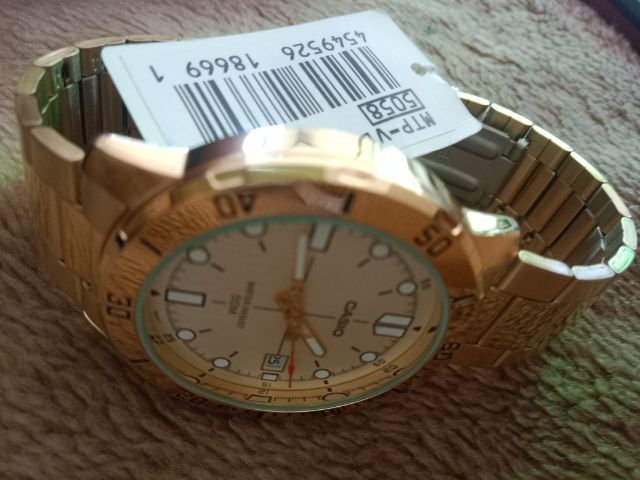 นาฬิกา CASIO 5058 สีทอง รูปที่ 3