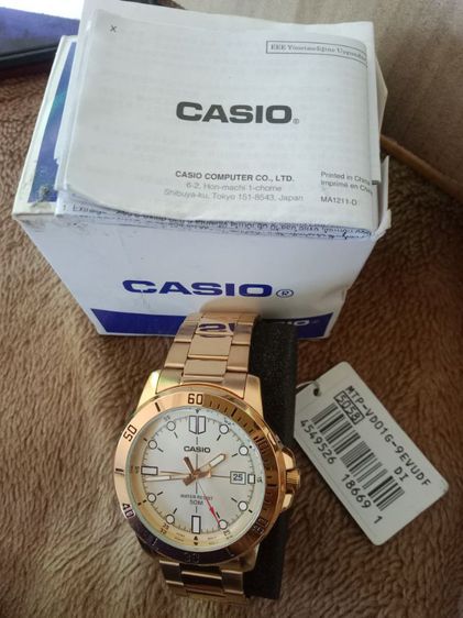 นาฬิกา CASIO 5058 สีทอง รูปที่ 2
