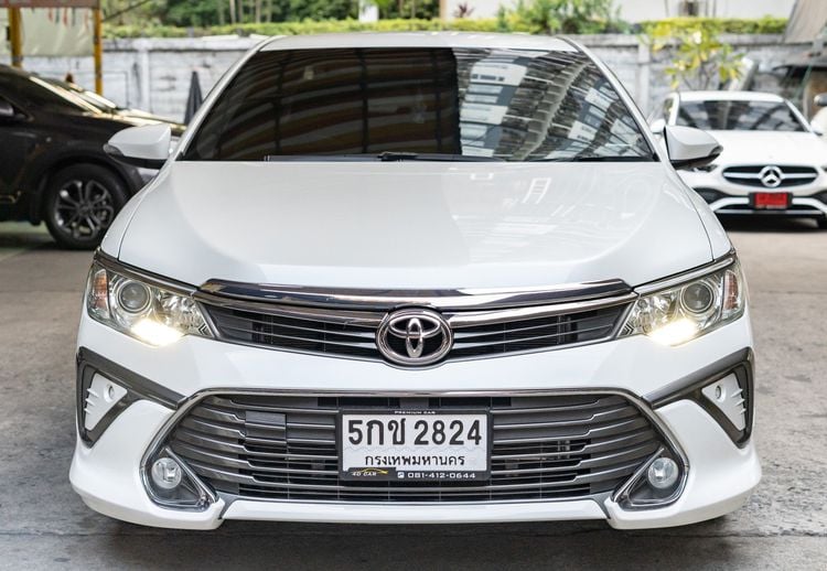 Toyota Camry 2016 2.0 G Extremo Sedan เบนซิน ไม่ติดแก๊ส เกียร์อัตโนมัติ ขาว รูปที่ 1
