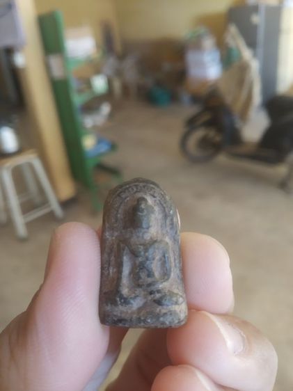 พระเนื้อดินผสมผง(พระยอดขุนพลพิมพ์เล็กกรุเมืองเก่าศรีเทพ(จังหวัดเพชรบูรณ์)พระกรุ(พระเครื่องราง) รูปที่ 4