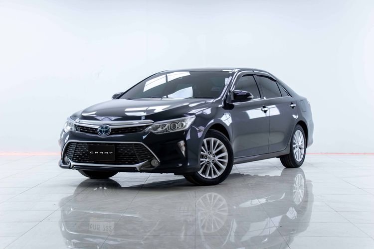 Toyota Camry 2016 2.5 Hybrid Premium Sedan เบนซิน ไม่ติดแก๊ส เกียร์อัตโนมัติ ดำ รูปที่ 4