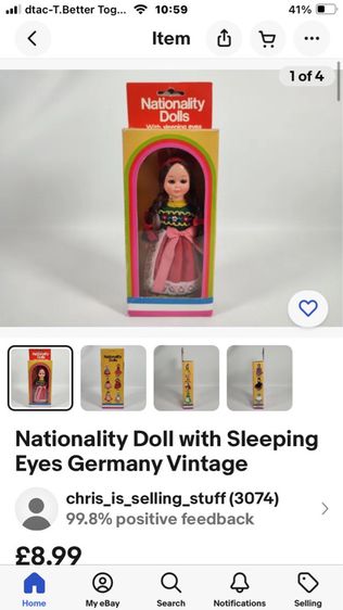 1970 nationality doll set รูปที่ 2