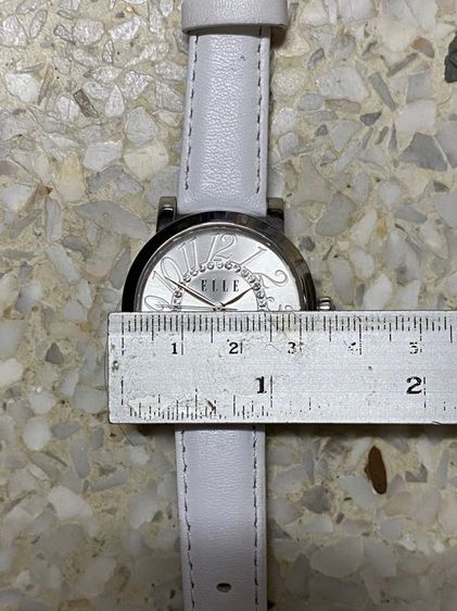 นาฬิกายี่ห้อ ELLE  ของแท้มือสอง  สายหนังเปลี่ยนใหม่ 900฿ รูปที่ 8