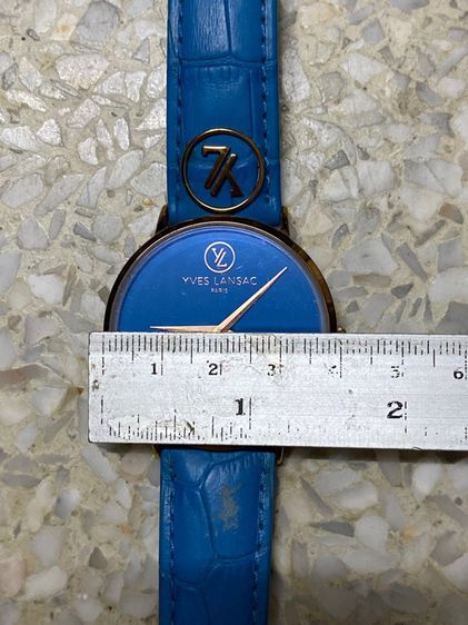 นาฬิกายี่ห้อ YVES LANSAC  ควอทซ์ ของแท้มือสอง  สายเดิม  1900฿ รูปที่ 9