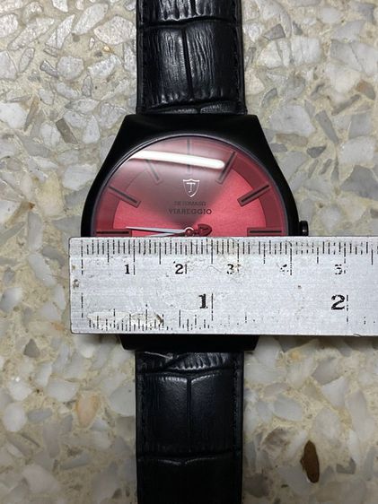 นาฬิกายี่ห้อ DETOMASO  ควอทซ์ เรือนบางดำสวย แท้มือสอง  สายเปลี่ยนใหม่ 1200฿ รูปที่ 8
