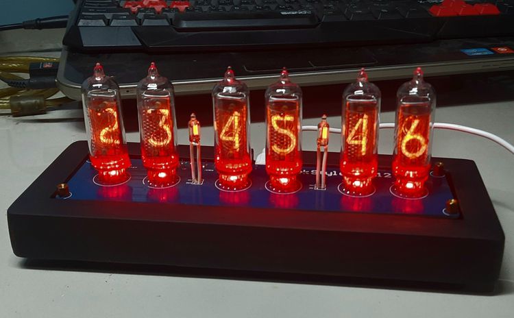 ขายนาฬิกาหลอด IN-14 Nixie Tube Clock DIY ใช้หลอดรัสเซีย IN-14 Tube แบบ 6 หลัก รูปที่ 4