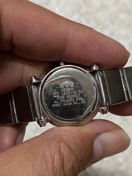 นาฬิกายี่ห้อ ORIENT  ควอทซ์ เลดี้ ของแท้มือสอง สายยาว 17.5 เซนติเมตร  800฿ รูปที่ 2