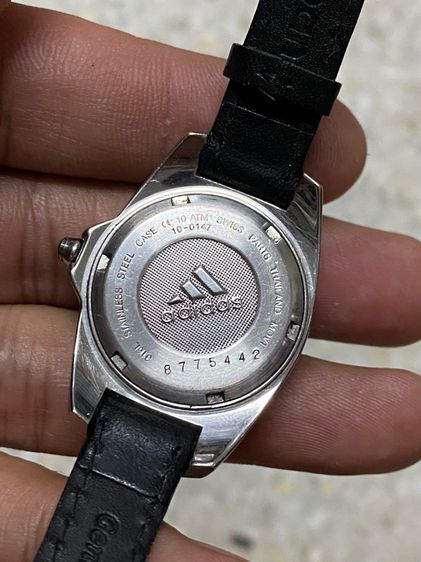นาฬิกายี่ห้อ ADIDAS  ควอทซ์ ของแท้มือสอง ขนาดเลดี้ กระจกใส สายหนังเปลี่ยนใหม่  650฿ รูปที่ 3