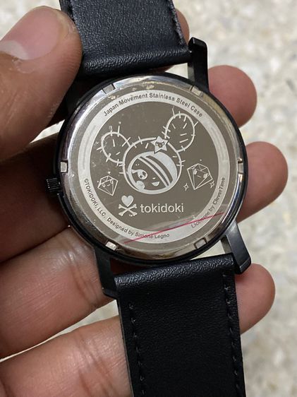 นาฬิกายี่ห้อ TOKIDOKI  ควอทซ์ ของแท้มือสอง เรือนดำสวย สายเปลี่ยนใหม่ 850฿ รูปที่ 3