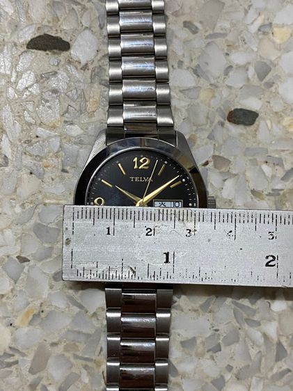 นาฬิกายี่ห้อ TELVA  ควอทซ์ ของแท้มือสอง  สายปรับได้ 20 เซนติเมตร  650฿ รูปที่ 9