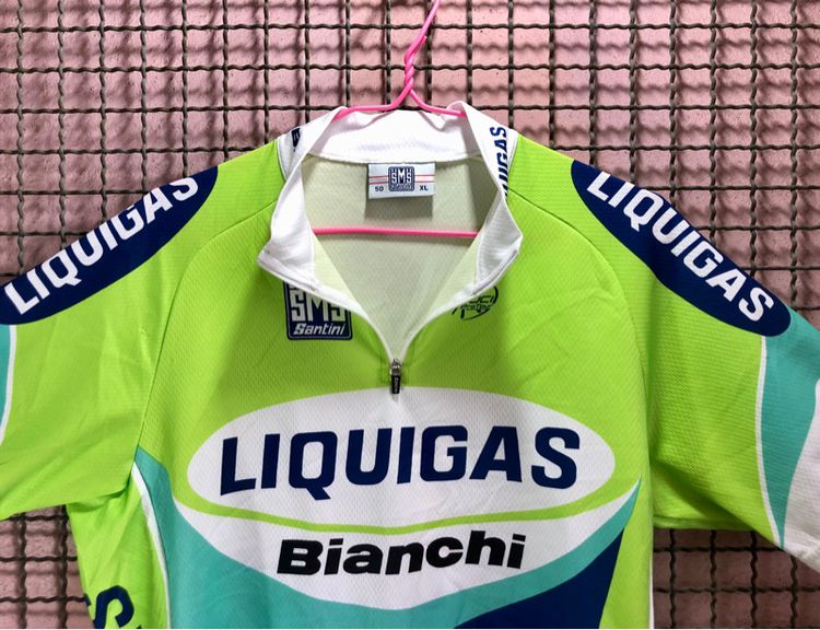 เสื้ิอจักรยานลายLiquigas Bianchi  รูปที่ 9