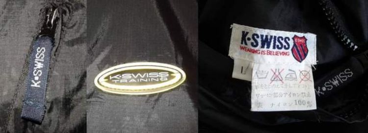 เสื้อมือสอง สภาพใหม่มาก แบรนด์ดัง K.SWISS( L)TRAINING เสื้อกั๊ก 2ด้าน สีดำ รูปที่ 6