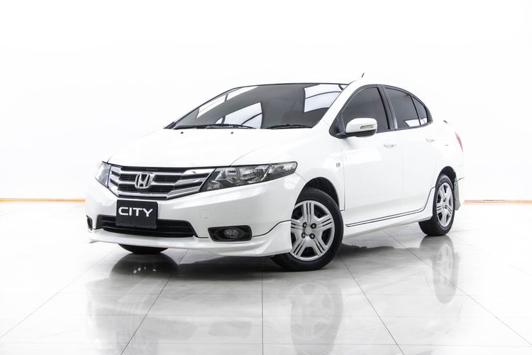 Honda City 2012 1.5 S CNG Sedan เบนซิน ไม่ติดแก๊ส เกียร์อัตโนมัติ ขาว รูปที่ 4