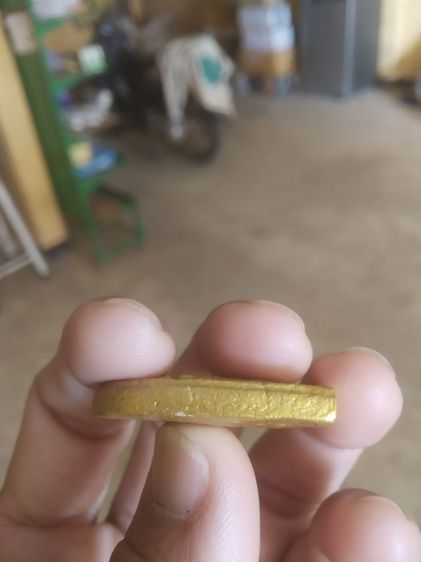 พระเนื้อผงพิมพ์เล็กสีทอง(พระหลวงพ่อวัดบ้านแหลมทรงหัวเรือบด(จังหวัดสมุทรสงคราม))พระเครื่องของมงคล รูปที่ 14