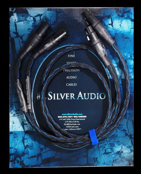 ปล่อยสายสัญญาณ XLR Interconnects Silver Bullets 6.0S Audio1997 USA (1.0M).มือแรก-ใช้เอง สภาพดี" รูปที่ 2