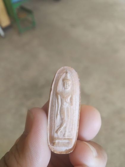 พระเนื้อดินเผา(พระปางลีลากำแพงทุ่งเศรษฐีเนื้อดินเผาพระหลวงพ่อเกษมวัดม่วง(จังหวัดอ่างทอง)เสาร์ห้า)พระเครื่องรางของมงคล2539 รูปที่ 6