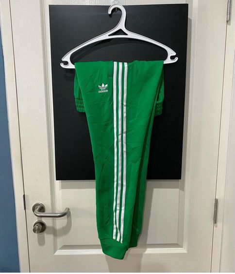 กางเกงวอร์มสีเขียว  addidas รูปที่ 7