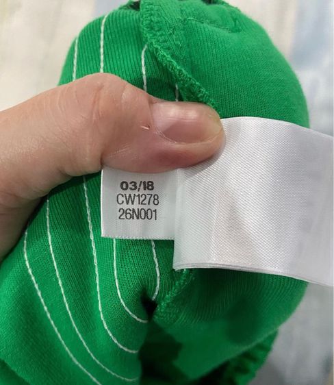 กางเกงวอร์มสีเขียว  addidas รูปที่ 5