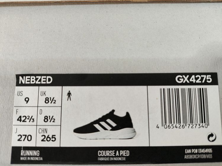 มือ1 Adidas รองเท้าวิ่่งของแท้พร้อมกล่อง รูปที่ 4