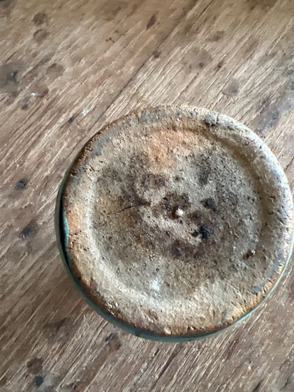 ที่ปักเทียนเขียวไข่กาโบราณ รูปที่ 3