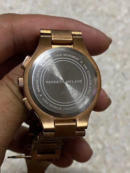 นาฬิกายี่ห้อ KENNETH  JAYLANS  ควอทซ์ โครโนกราฟ ของแท้มือสอง   ทองยังสวย สายยาว 18 เซนติเมตร  1400฿ รูปที่ 2