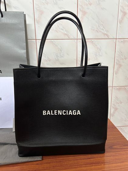 Balenciaga shopping tote S Black USED LIKE NEW ของแท้ Unisex รูปที่ 2