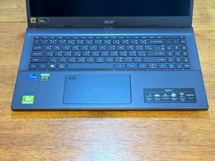(7429) Notebook Acer Aspire7 A715-51G-51HN Gaming RTX3050 17,990 บาท รูปที่ 9