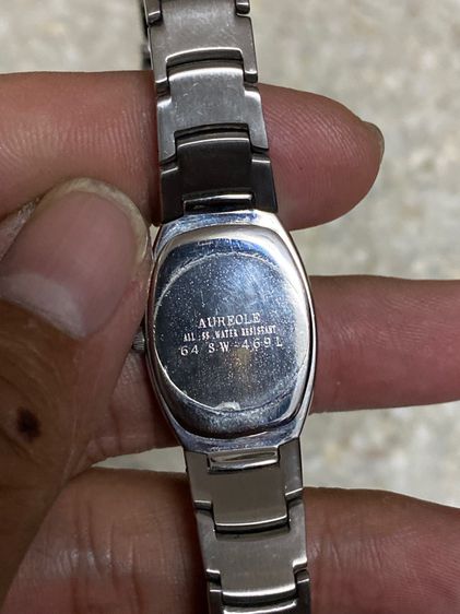 นาฬิกายี่ห้อ AUREOLE  ควอทซ์สวิส แท้มือสอง  สายยาว 16.5 เซนติเมตร  900฿ รูปที่ 3