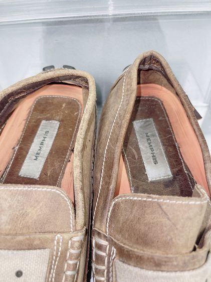 รองเท้าหนังแท้ Memphis Sz.11us45eu29cm สีน้ำตาล ทรงDriving Shoes สภาพสวยมาก ใส่ทำงานเที่ยวได้  รูปที่ 11