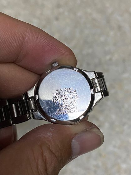 นาฬิกายี่ห้อ CITIZEN  Eco drive  ควอทซ์ ของแท้มือสอง  พลังแสงอาทิตย์ สายยาว 16.5 เซนติเมตร  900฿ รูปที่ 2