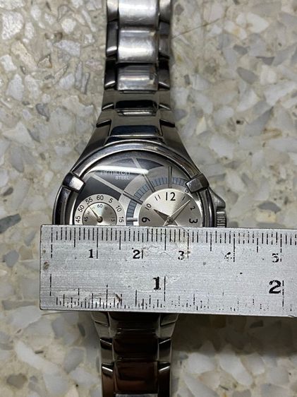 นาฬิกายี่ห้อ ARMITRON  ควอทซ์ ของแท้มือสอง สแตนเลสทั้งเรือน  สายยาว 18 เซนติเมตร  900฿ รูปที่ 9