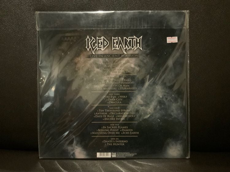 ขายแผ่นเสียงวงเฮฟวี่เมทัลชั้นยอด Iced Earth ‎Live In Ancient Kourion 3LP 180 gram black vinyl Germany 🇩🇪 ส่งฟรี รูปที่ 2