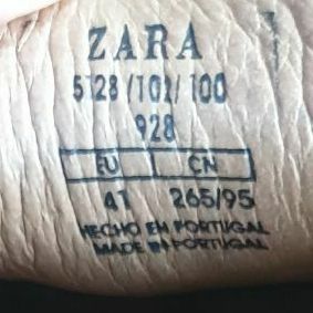 ZARA MAN EU41 26.5cm. รูปที่ 9