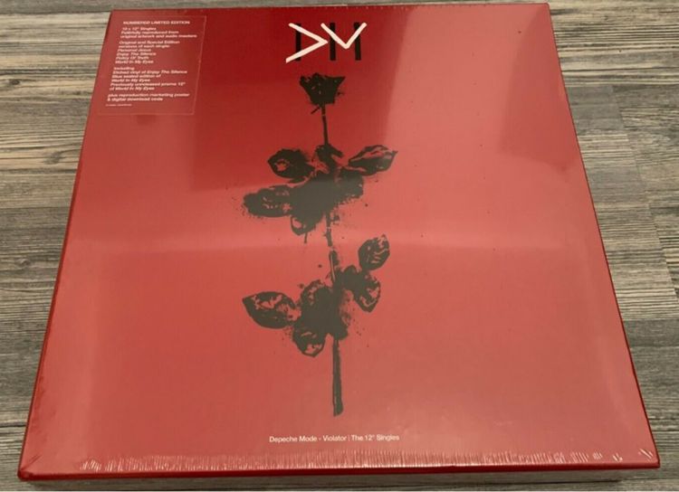 ขายแผ่นเสียงแผ่นซีล Bok Set 10แผ่น เจ้าพ่อ Synth Pop Depeche Mode Violator The Singles 10LP Limited Numbered Edition Vinyl SS ส่งฟรี รูปที่ 2