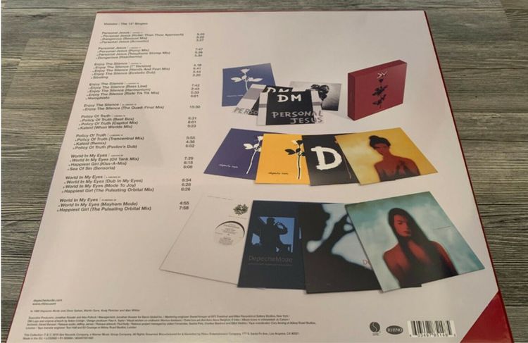 ขายแผ่นเสียงแผ่นซีล Bok Set 10แผ่น เจ้าพ่อ Synth Pop Depeche Mode Violator The Singles 10LP Limited Numbered Edition Vinyl SS ส่งฟรี รูปที่ 3