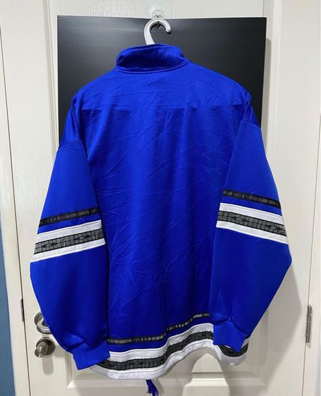 เสื้อวอร์มสีน้ำเงินซิปครึ่ง แบรนด์ Asics รูปที่ 2