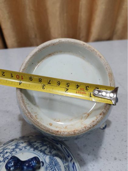 โถกะปิ ลายผักชี กังไสลายคราม รูปที่ 11