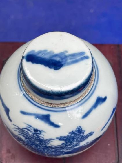 กระปุก กังไส ลายครามสะสม A1 รูปที่ 6