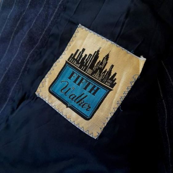 สูท
Blazer jacket
FIFTH Walker
indigo striped 
made in Japan
🎌🎌🎌 รูปที่ 9