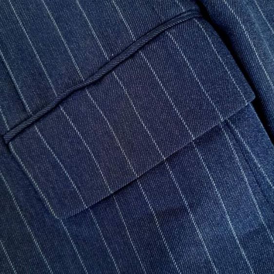 สูท
Blazer jacket
FIFTH Walker
indigo striped 
made in Japan
🎌🎌🎌 รูปที่ 5