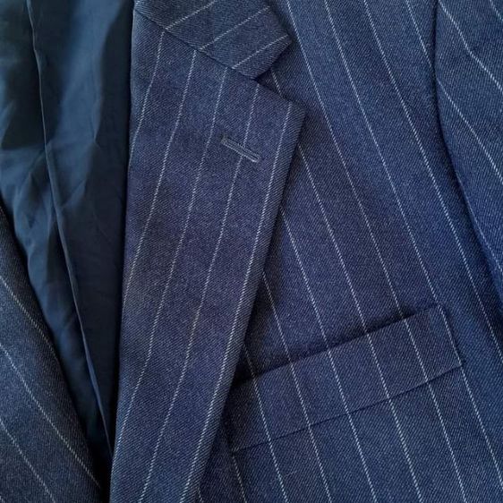 สูท
Blazer jacket
FIFTH Walker
indigo striped 
made in Japan
🎌🎌🎌 รูปที่ 4