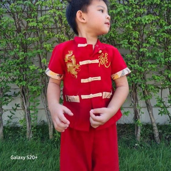 ชุดตรุษจีนเด็กชาย 3-4 ขวบ รูปที่ 5