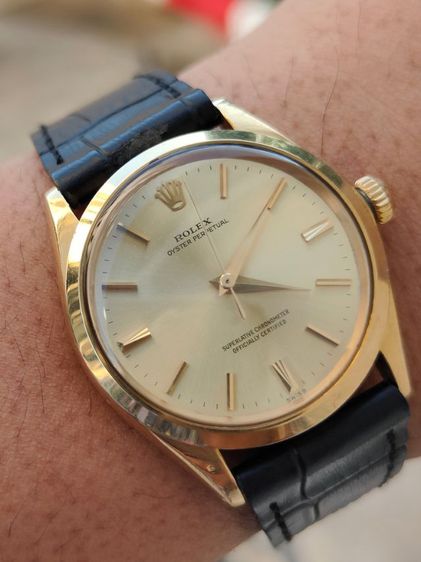 Vintage ROLEX Oyster Perpetual Ref.1005 18k รูปที่ 13