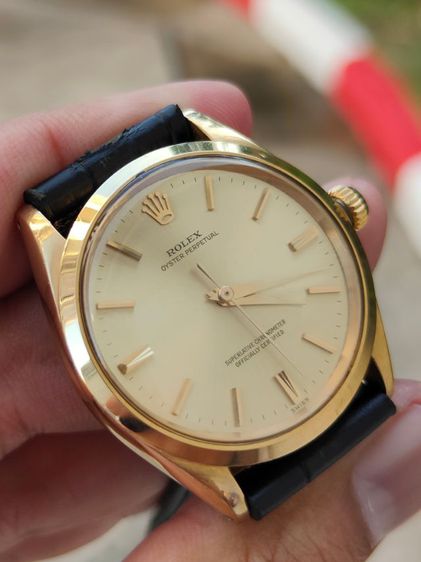 Vintage ROLEX Oyster Perpetual Ref.1005 18k รูปที่ 7