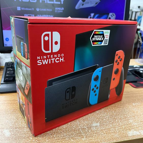 Nintendo Switch Neon รุ่นกล่องแดง V.2 มือ1 รูปที่ 3
