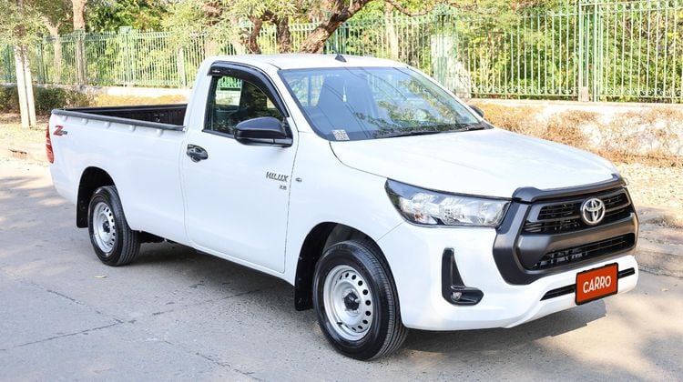 Toyota Hilux Revo 2022 2.8 ENTRY STANDARD CAB Pickup ดีเซล เกียร์ธรรมดา ขาว รูปที่ 1