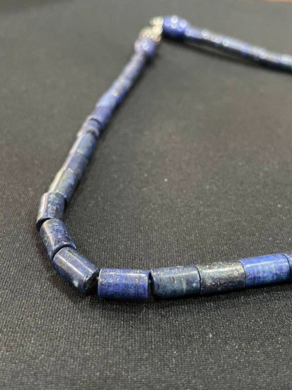 อื่นๆ สร้อยคอหินลาพิสลาชูลี่ ตัวขอสีเงิน สวยงามน่าสวมใส่